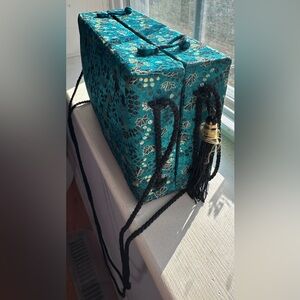 ALL SILK vintage evening bag